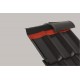 Closoir de ventilation souple DELTA-ECO ROLL 380 mm rouge 50 m