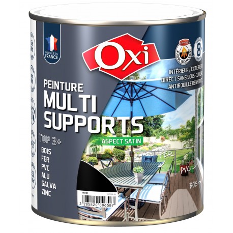 Peinture Multi-supports TOP3+ Noir 2.5 L