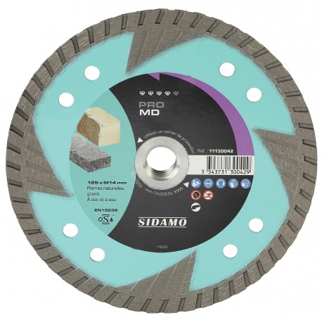 DISQUE DIAMANT PRO MD D. 125 x M 14 x H 8