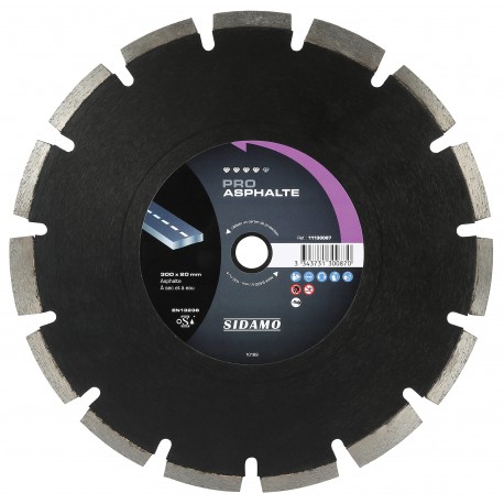 DISQUE DIAMANT PRO ASPHALTE D. 300 x 20 x H 10