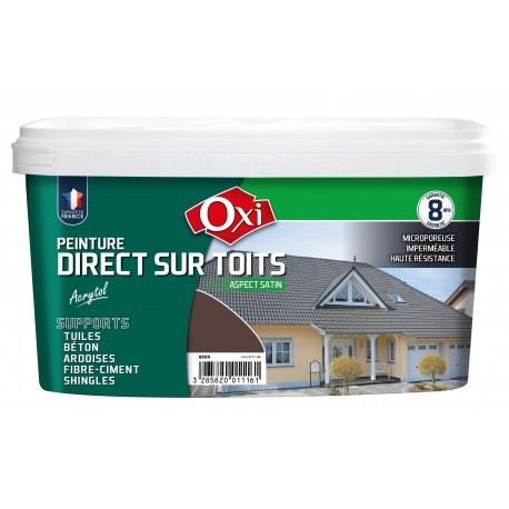 Peinture direct sur toits Acrytol Brun 2.5 L