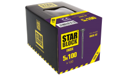 Vis Inox A2 - 5x100 - boîte de 100 STARBLOCK