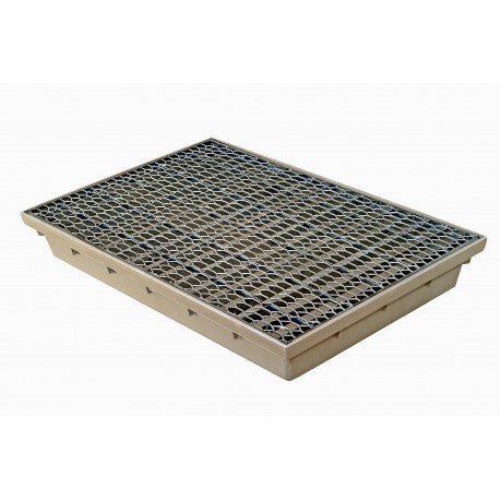 Paillasson encastrable MEARIN 750 x 500 + Grille métal déployé