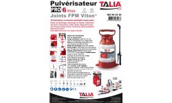 PULVERISATEUR taliaPULVE PRO 6 LITRES VITON